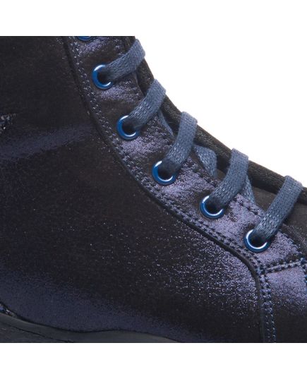 Ботинки для девочек Theo Leo темно-синего цвета, Цвет: т.синій, Размер: 38, изображение 3