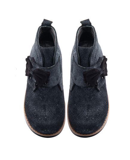 Черевики для дівчат Theo Leo сірого кольору, Колір: сірий, Розмір: 23, зображення 4