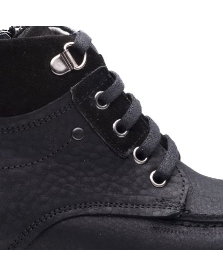 Ботинки для мальчиков Theo черного цвета, Цвет: чорний, Размер: 24, изображение 3