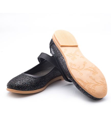 Туфли для девочек Theo Leo черного цвета, Цвет: чорний, Размер: 26, изображение 4