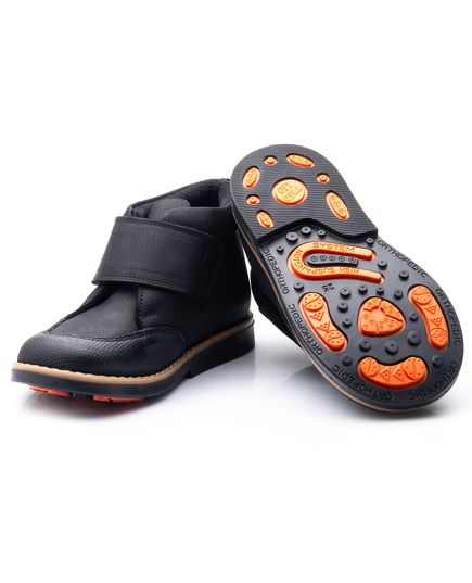 Ботинки для мальчиков Theo Leo черного цвета, Цвет: чорний, Размер: 18, изображение 3