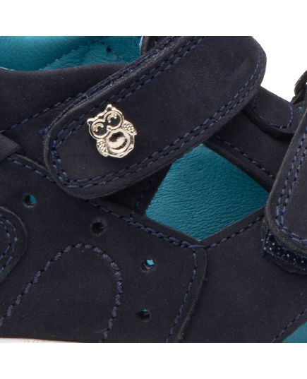 Босоніжки для хлопчиків Theo Leo темно-синього кольору, Колір: синій, Розмір: 21, зображення 5