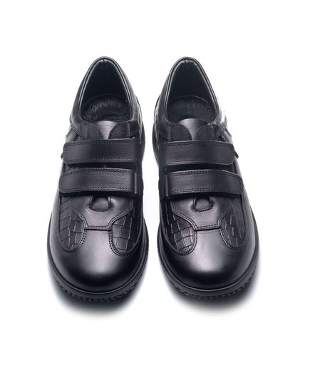 Мокасины для мальчиков Theo Leo черного цвета, Цвет: чорний, Размер: 36, изображение 5