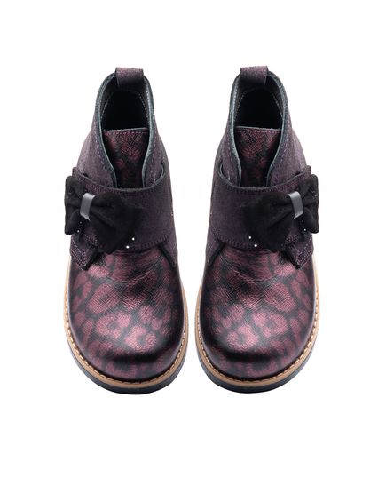 Ботинки для девочек Theo Leo фиолетового цвета, Цвет: фіолетовий принт, Размер: 23, изображение 3