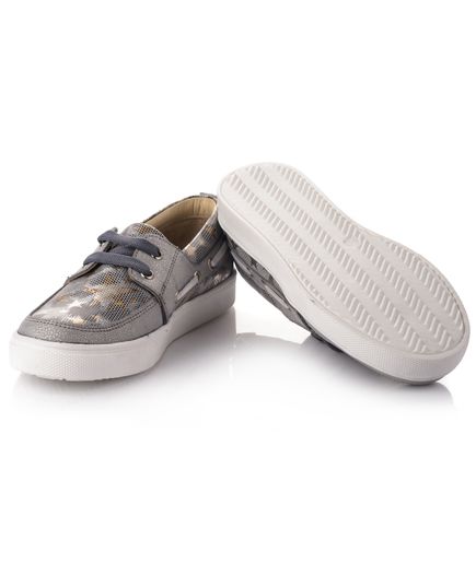 Кроссовки для девочек Theo Leo серого цвета, Цвет: сірий/мікс, Размер: 32, изображение 2