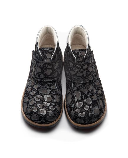 Ботинки для девочек Theo Leo черного цвета, Цвет: чорний/леопард, Размер: 21, изображение 5