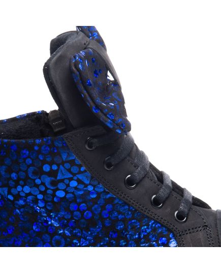 Черевики для дівчат Theo Leo чорного та синього кольорів, Колір: чорний/синій, Розмір: 22, зображення 5