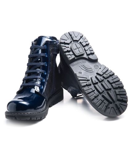 Черевики для дівчат Theo Leo темно-синього кольору, Колір: т.синій, Розмір: 27, зображення 2