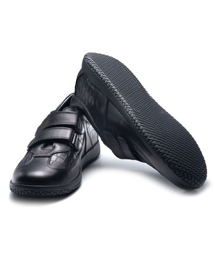 Мокасины для мальчиков Theo Leo черного цвета, Цвет: чорний, Размер: 36, изображение 4