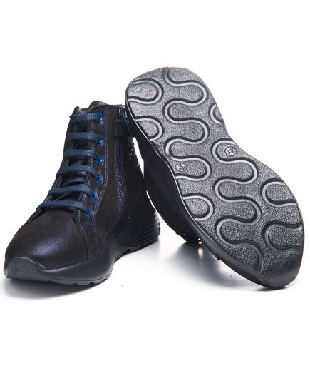 Ботинки для девочек Theo Leo темно-синего цвета, Цвет: т.синій, Размер: 38, изображение 4