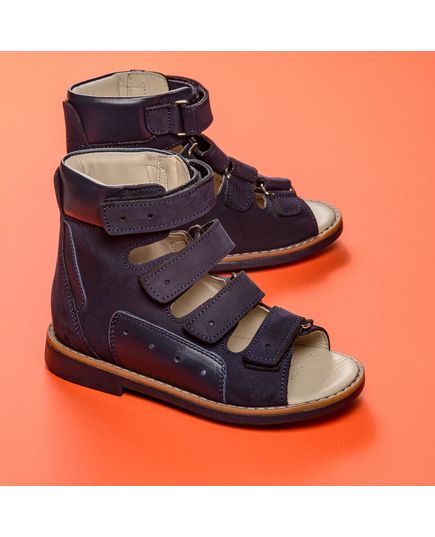 Ортопедичні босоніжки для хлопчиків Theo Leo темно-синього кольору, Колір: т.синій, Розмір: 21, зображення 5