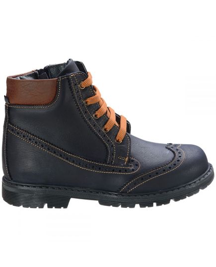 Ботинки для мальчиков Theo Leo черного цвета, Цвет: чорний, Размер: 21, изображение 5