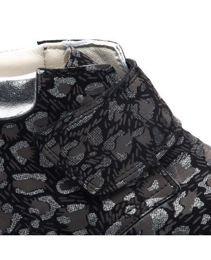 Ботинки для девочек Theo Leo черного цвета, Цвет: чорний/леопард, Размер: 21, изображение 4