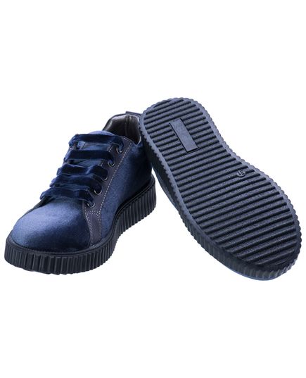 Туфлі для дівчаток Theo Leo синього кольору, Колір: синій, Розмір: 31, зображення 2