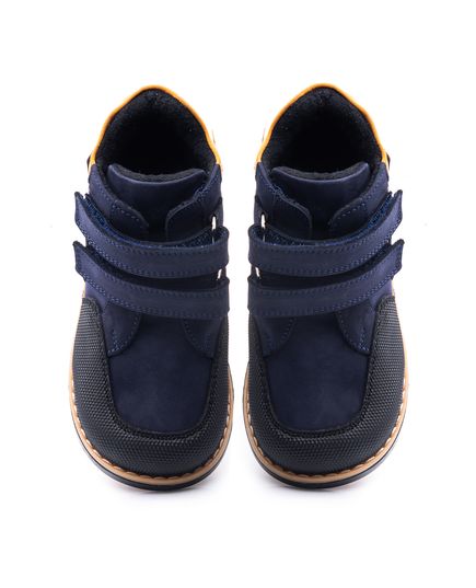 Ботинки для мальчиков Theo Leo синего цвета, Цвет: синій/помаранчевий, Размер: 19, изображение 3