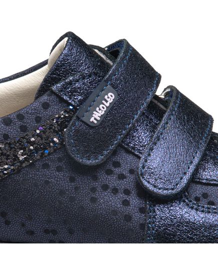 Кроссовки для девочек Theo Leo темно-синего цвета, Цвет: т.синій, Размер: 27, изображение 2