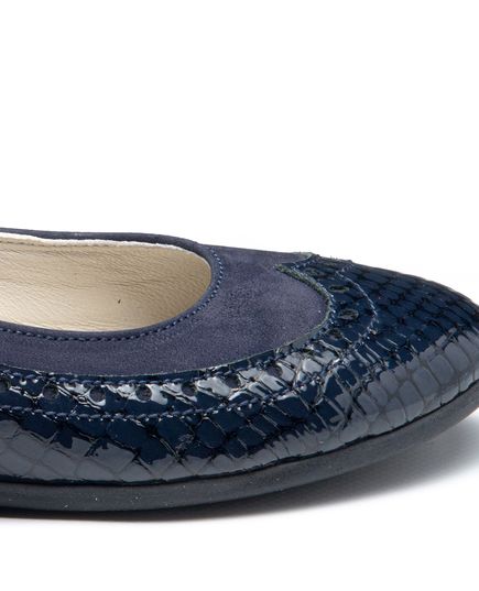 Туфлі для дівчаток Theo Leo синього кольору, Колір: синій, Розмір: 39, зображення 5