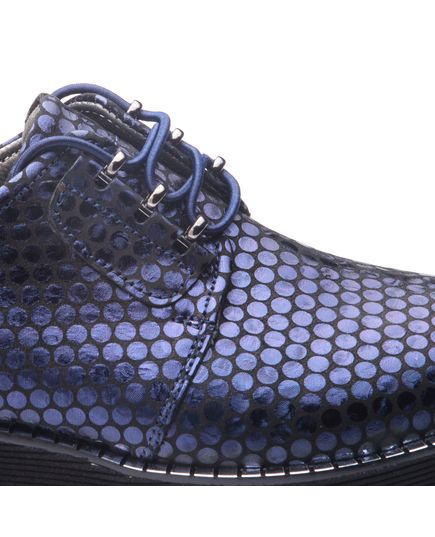 Туфлі для дівчаток Theo Leo темно-синього кольору, Колір: т.синій, Розмір: 28, зображення 3