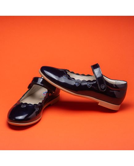 Туфли для девочек Theo Leo синего цвета, Цвет: чорний, Размер: 26, изображение 3