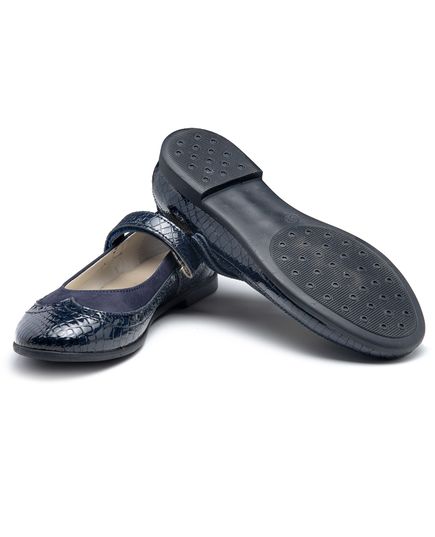 Туфлі для дівчаток Theo Leo синього кольору, Колір: синій, Розмір: 39, зображення 3