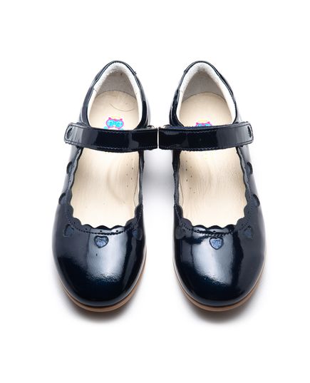 Туфли для девочек Theo Leo синего цвета, Цвет: чорний, Размер: 26, изображение 4