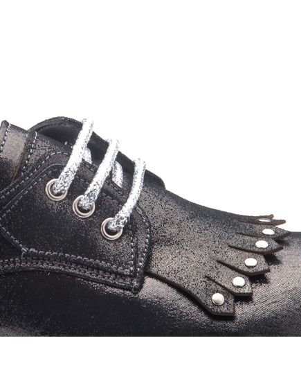 Туфлі для дівчаток Theo Leo сірого кольору, Колір: сірий, Розмір: 37, зображення 3