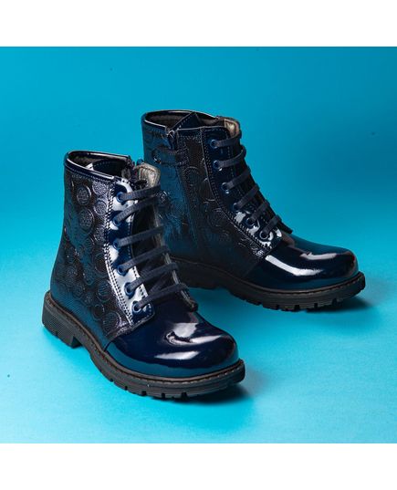 Черевики для дівчат Theo Leo темно-синього кольору, Колір: т.синій, Розмір: 27, зображення 5