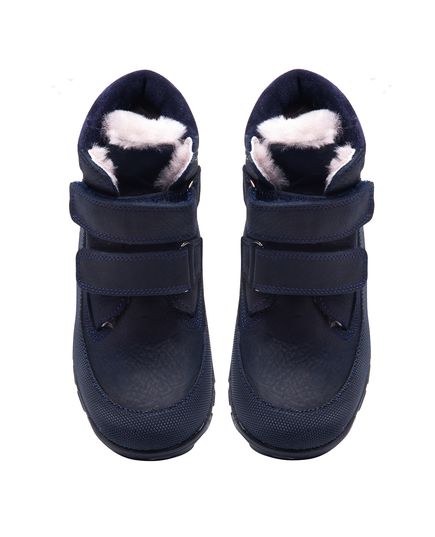 Зимові черевики для хлопчиків Theo Leo синього кольору, Колір: т.синій, Розмір: 21, зображення 3