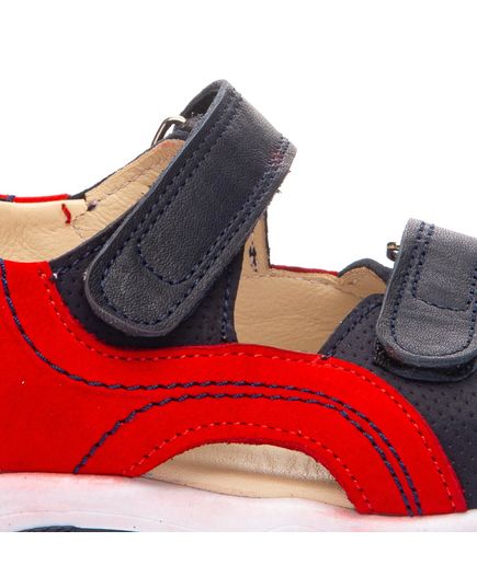 Босоніжки для хлопчиків Theo Leo синього та червоного кольорів, Колір: синій/червоний, Розмір: 23, зображення 3