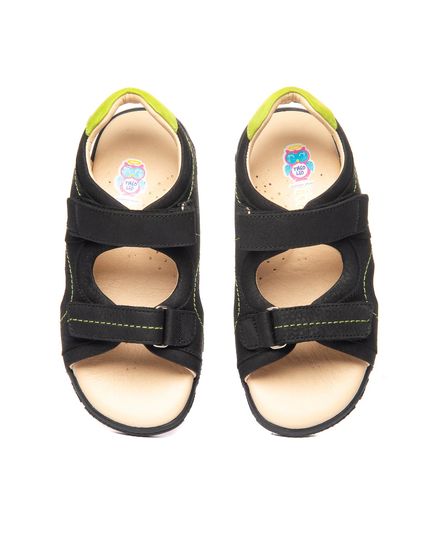 Босоножки для мальчиков Theo Leo черного цвета, Цвет: чорний, Размер: 26, изображение 4