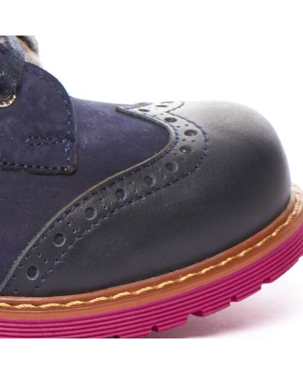 Зимові черевики для дівчаток Theo Leo темно-синього кольору, Колір: т.синій, Розмір: 27, зображення 5