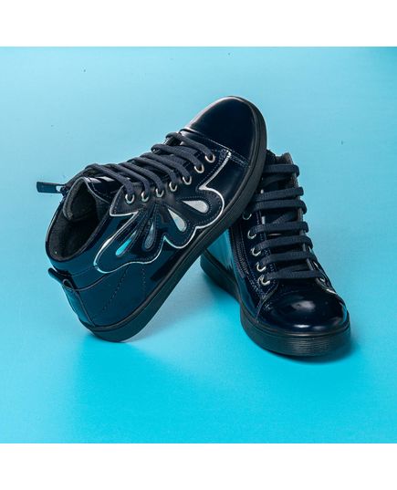 Ботинки для девочек Theo Leo синего цвета, Цвет: синій, Размер: 28, изображение 4