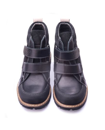 Ботинки для мальчиков Theo Leo черного цвета, Цвет: чорний, Размер: 24, изображение 4