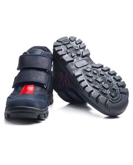 Ботинки для мальчиков Theo Leo темно-синего цвета, Цвет: т.синій/червоний, Размер: 21, изображение 2