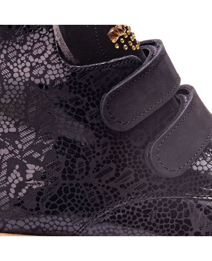 Черевики для дівчат Theo Leo чорного кольору, Колір: чорний, Розмір: 26, зображення 3