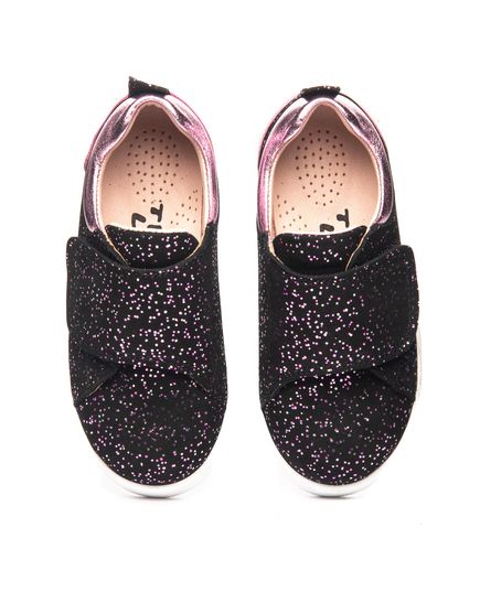 Мокасины для девочек Theo Leo черного цвета, Цвет: чорний/рожевий, Размер: 26, изображение 5