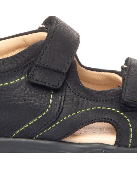 Босоножки для мальчиков Theo Leo черного цвета, Цвет: чорний, Размер: 26, изображение 3