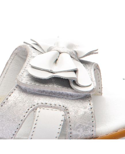 Босоножки для девочек Theo Leo белого цвета, Цвет: білий/срібний, Размер: 36, изображение 5