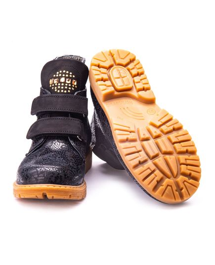 Черевики для дівчат Theo Leo чорного кольору, Колір: чорний, Розмір: 26, зображення 2