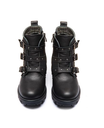 Ботинки для девочек Theo Leo черного цвета, Цвет: чорний, Размер: 40, изображение 4