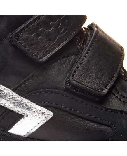 Ботинки для девочек Theo Leo черного цвета, Цвет: чорний/сріблястий, Размер: 26, изображение 3