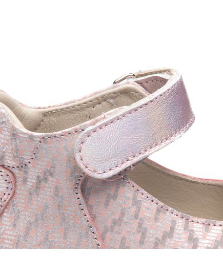 Босоніжки для дівчаток Theo Leo рожевого кольору, Колір: пудра/перламутр, Розмір: 25, зображення 5