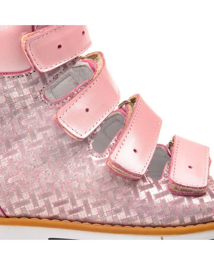 Ортопедические босоножки для девочек Theo Leo розового цвета, Цвет: рожевий, Размер: 30, изображение 3