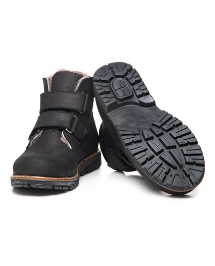 Зимові черевики для хлопчиків Theo Leo чорного кольору, Колір: чорний, Розмір: 36, зображення 4