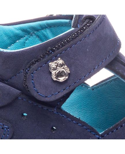 Босоножки для мальчиков Theo Leo темно-синего цвета, Цвет: т.синій, Размер: 31, изображение 4