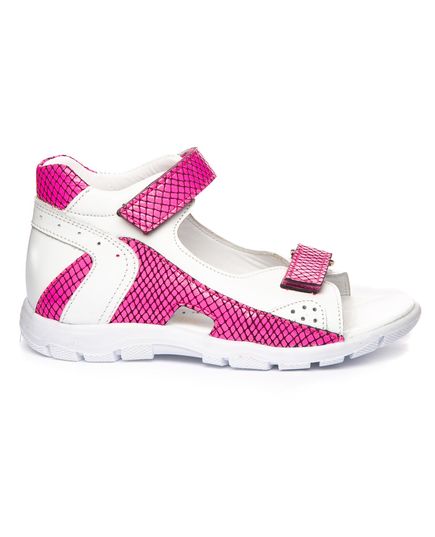 Босоножки для девочек Theo Leo белого и розового цветов, Цвет: білий/рожевий, Размер: 24, изображение 5