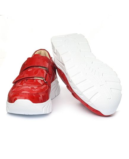 Кросівки Theo Leo червоного кольору, Колір: червоний/камуфляж, Розмір: 26, зображення 2