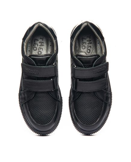 Мокасины для мальчиков Theo Leo черного цвета, Цвет: чорний, Размер: 28, изображение 5