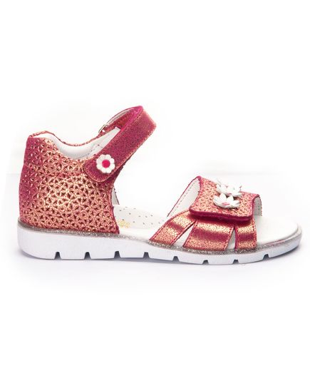 Сандалии для девочек Theo Leo розового цвета, Цвет: червоний/золотий, Размер: 27, изображение 2