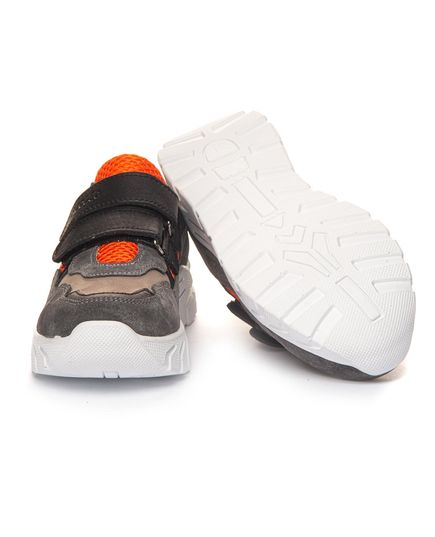 Кросівки дитячі Theo Leo мультиколор, Колір: сірий/чорний/помаранчевий, Розмір: 27, зображення 2